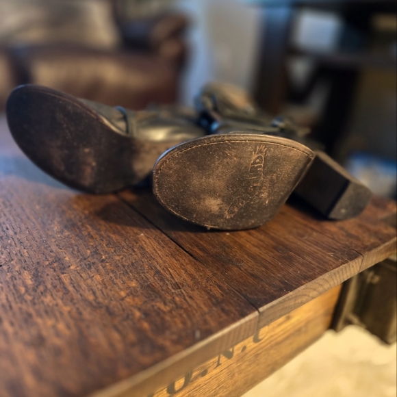 Freebird Black Distressed Ankle Boots - Picture 9 of 16